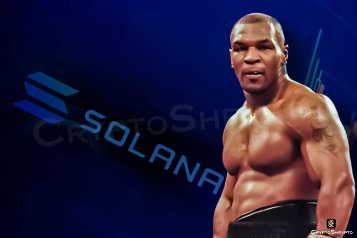 Boxing star Mike Tyson is “all in” on Solana Crypto