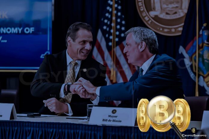 New York politician embraces cryptocurrencies