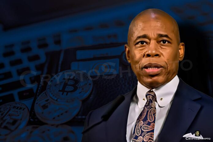 No regrets on receiving first Bitcoin salary during the dips: NYC Mayor