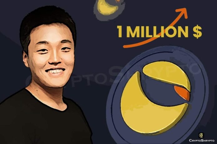Terra Do Kwon bets $1M on LUNA future price