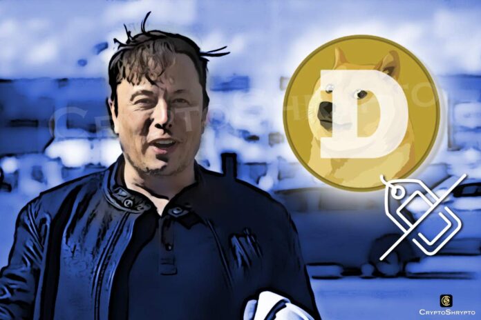 Dogecoin surges temporarily after Musk declaration