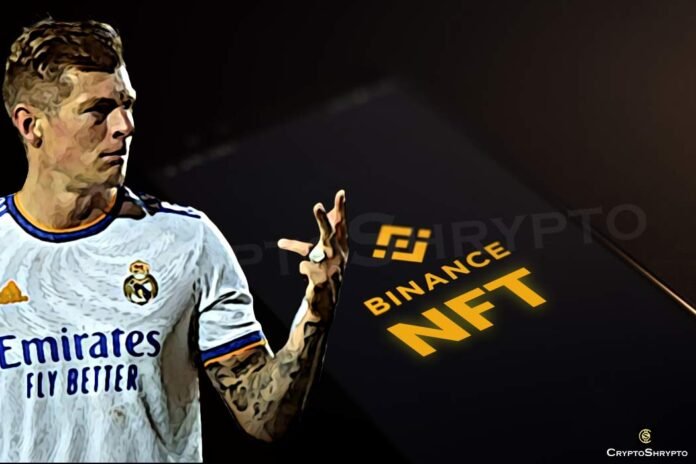 Crypto exchange Binance NFT joins hands with Toni Kroos to launches unique Mystery Box