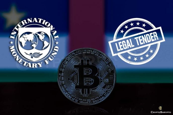 IMF expresses worry over Central African Republic adoption of Bitcoin as legal tender