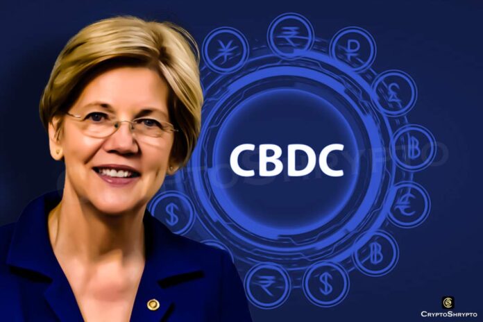 US Senator Elizabeth Warren comes in support of CBDC, compares it with real estate market