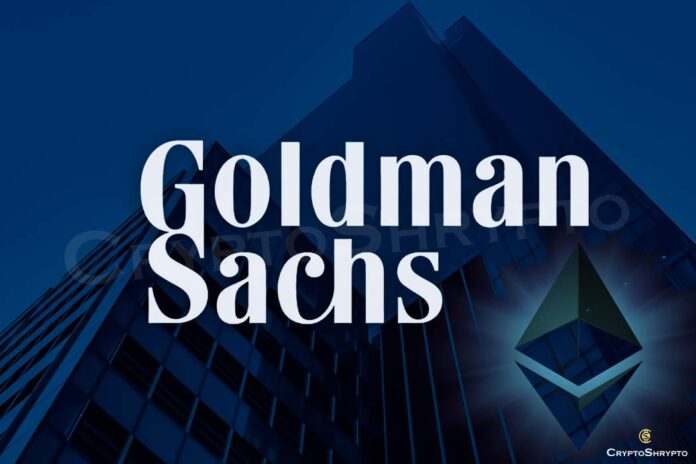 Goldman Sachs all set to launch OTC Ether Options Trading