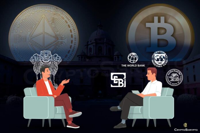 Indian government collaborate with IMF, World Bank, RBI, and SEBI to discuss crypto policy
