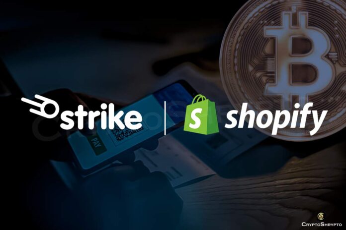 Strike join hands with Shopify to accept Bitcoin payments via Lightning Network
