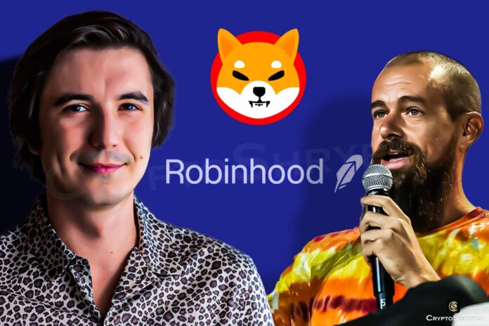 Jack Dorsey makes fun of trading app Robinhood on adding Shiba Inu cryptocurrency