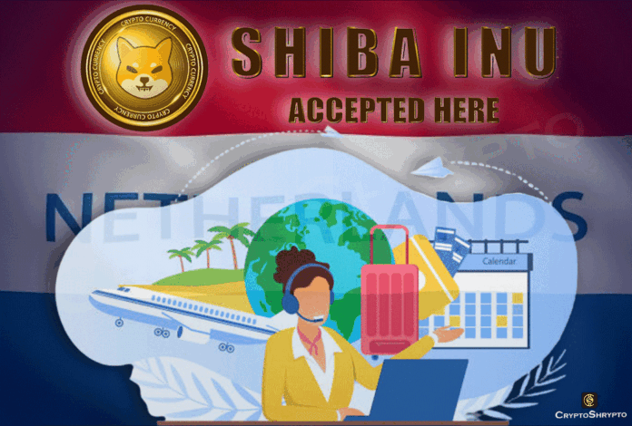 Leading VIP travel agency in the Netherlands now accepts SHIB transactions
