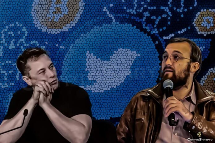 te Cardano Founder offers collaboration with Elon Musk to develop Decentralised Twitter