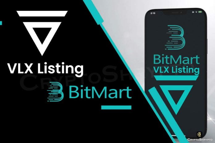 Verlux introduces VLX token on BitMart Exchange to allow BitMart users to trade VLX/USDT
