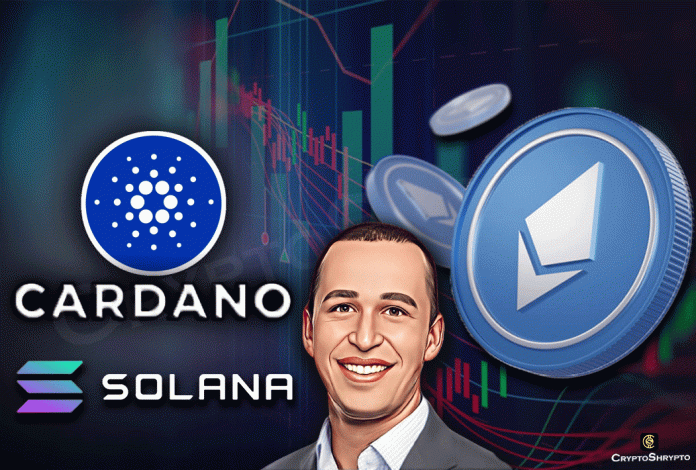 Wealth manager Mike Alfred criticizes Cardano, Solana, and Ethereum networks