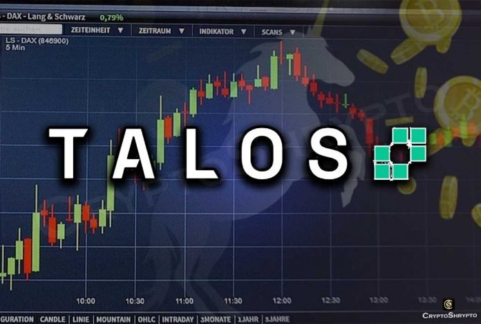 Talos, a PayPal-backed crypto startup, raises $105 million to become the newest crypto unicorn