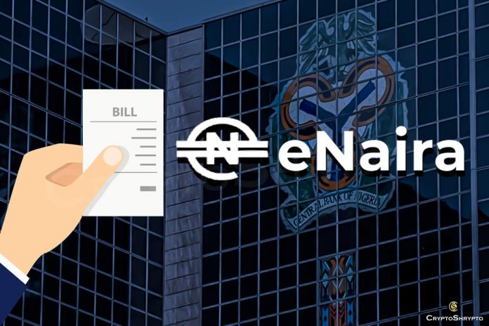 Central Bank of Nigeria all set to allows users to pay bill and air ticket in eNaira