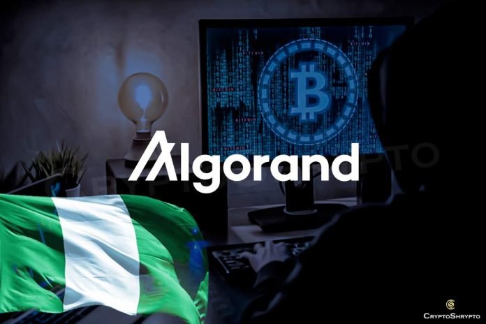 Nigeria teams up with Developing Africa Group to develop a crypto initiative on Algorand