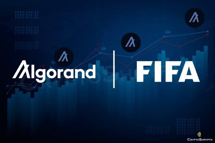 ALGO price rises 21% as FIFA partners with Algorand for sponsorship