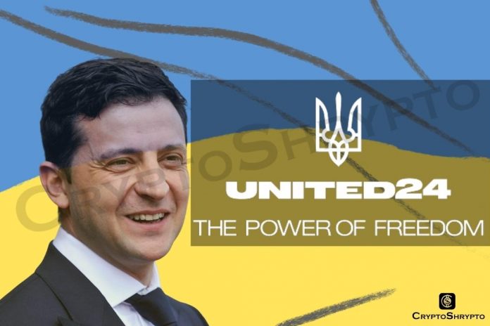 Ukrainian President launches fundraising platform which allow donors to allocate funds