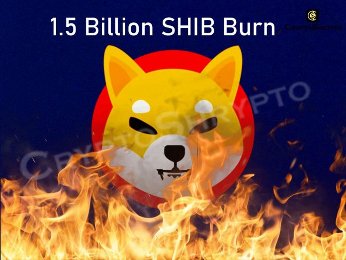Shiba Inu burn portal burns almost 1.5 billion SHIB tokens to create demands and raises prices