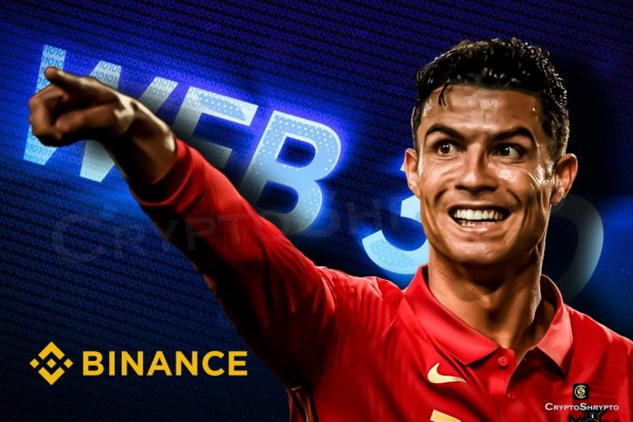 Cristiano Ronaldo signs up with Binance to get football fans into web3 ecosystem