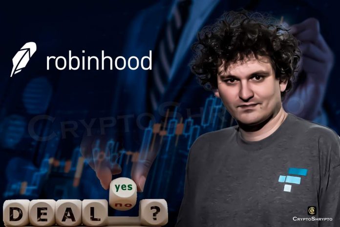 Robinhood stock jumps 14% amid reports of FTX considering acquisition deal