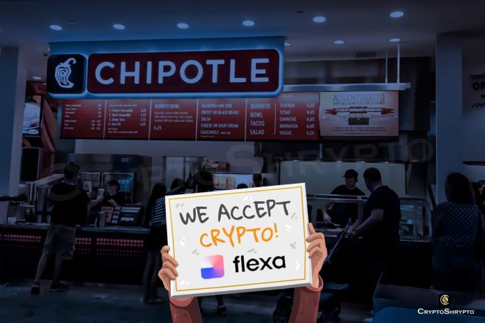 American fast-food firm Chipotle collabs with Flexa to accept crypto payments