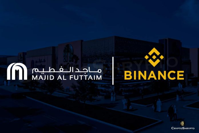 UAE Mall Majid Al Futtaim announces partnership with Binance to harness power of Web3 technology