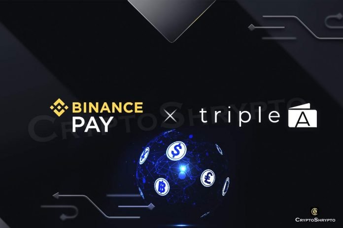 Binance appoints TripleA Global Cryptocurrency Payment Gateway for Binance Pay