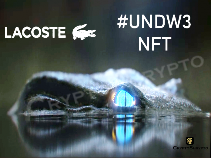 French fashion brand Lacoste enters Web3 ecosystem with its Underwater NFT collection