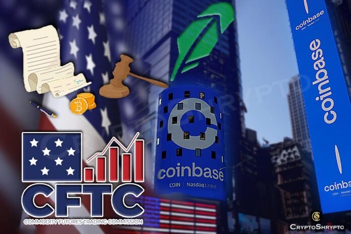 Coinbase Robinhood and CFTC to testify crypto bill