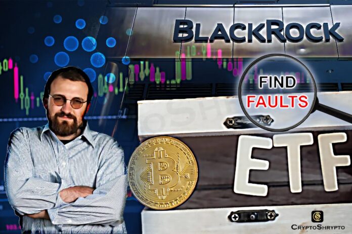 Cardano founder takes jibe at BlackRock Bitcoin ETF