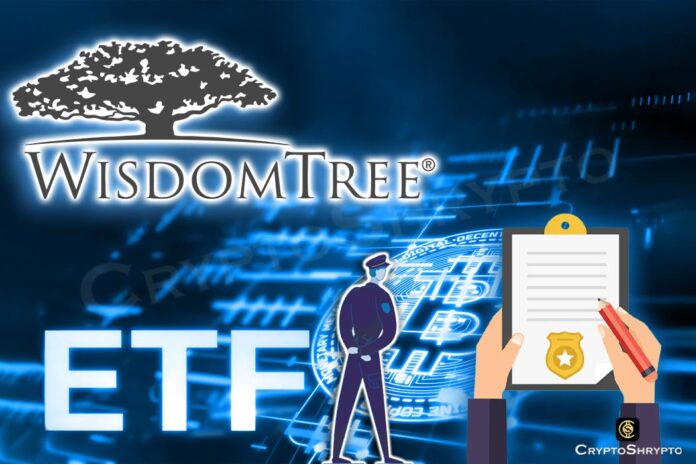 WisdomTree Investments Filed Application for Bitcoin ETF
