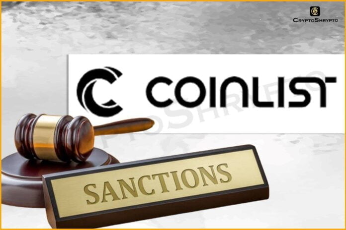 CoinList Settles $1.2 Million with U.S. Treasury over Sanctions Violations