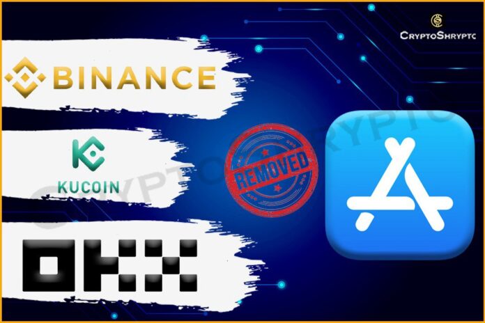 Apple Removes Offshore Crypto Exchanges from App Store