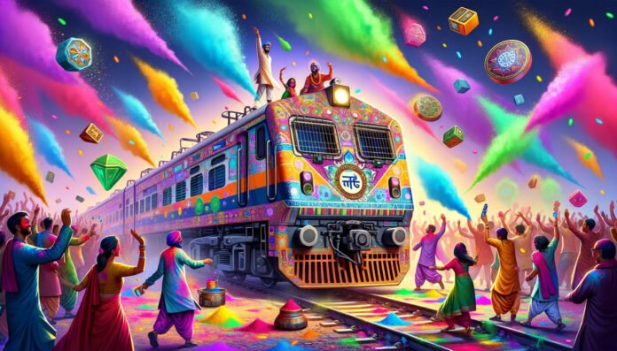 Indian Railways Introduces NFT Train Tickets for Holi Festival Indian Railways Introduces NFT Train Tickets for Holi Festival