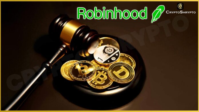 SEC Warns Robinhood of Potential Enforcement Action Over Crypto Operations
