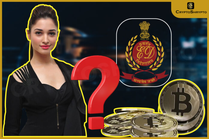 Actor Tamannaah Bhatia Appears Before ED in HPZ Token Money Laundering Case