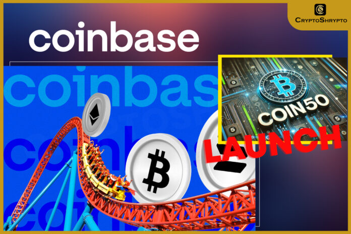 Coinbase, a leading cryptocurrency exchange, has launched a new index called the Coinbase 50 Index (COIN50), aimed at providing institutional