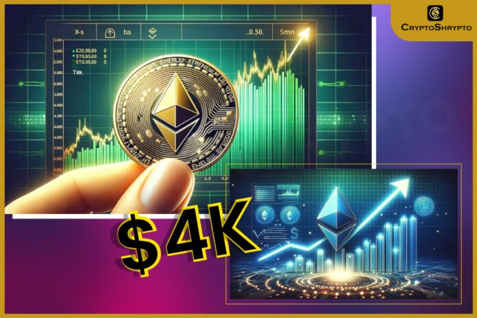Ether Breaks $4,000 for the First Time Since March 2024 Amid Market Rally Ether Breaks $4,000 for the First Time Since March 2024 Amid Market Rally