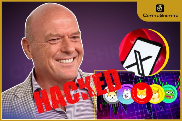 Dean Norris' X Account Hijacked in Memecoin Pump-and-Dump Scam Dean Norris' X Account Hijacked in Memecoin Pump-and-Dump Scam
