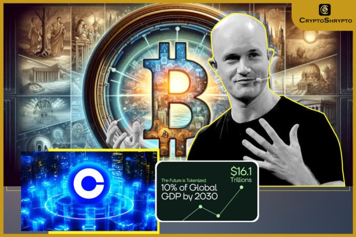 Coinbase CEO Predicts 10% of Global GDP to Be Powered by Crypto by 2030
