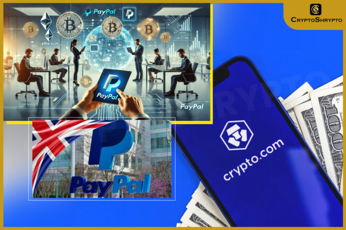 Crypto.com Enables PayPal Funding for EU Users’ Crypto Purchases
