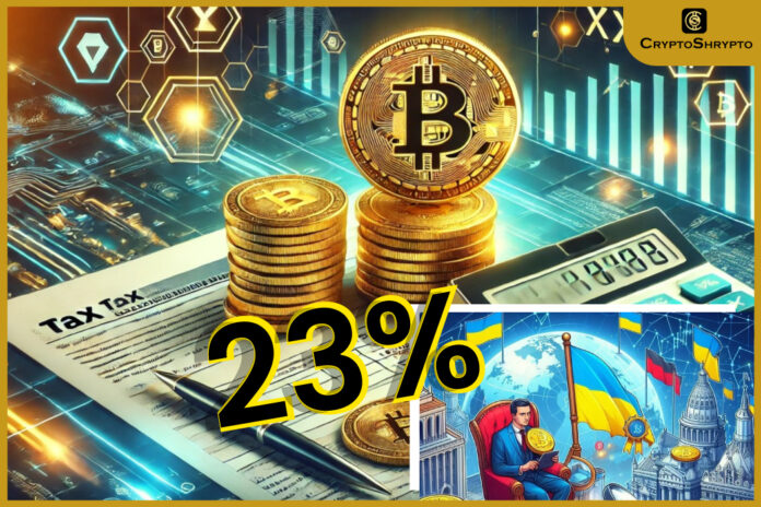 Ukraine Proposes 23% Tax on Crypto Income