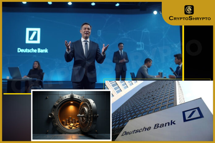 Deutsche Bank to Launch Crypto Custody Platform in 2025 with Bitpanda Tech