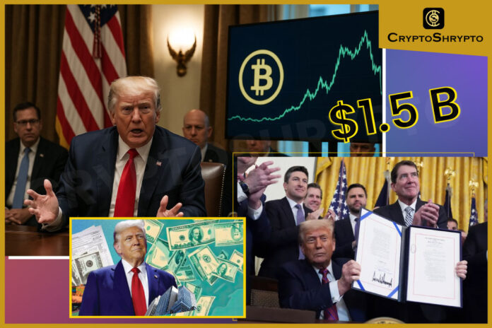 Trump Family’s Crypto Firm Seeks $1.5B for WLFI Token via Public Stock Sale